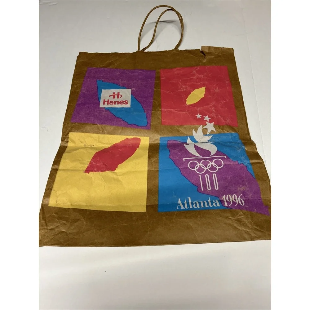 Vintage Atlanta Olympics 1996 Shopping Bag For The Collector That Has Everything